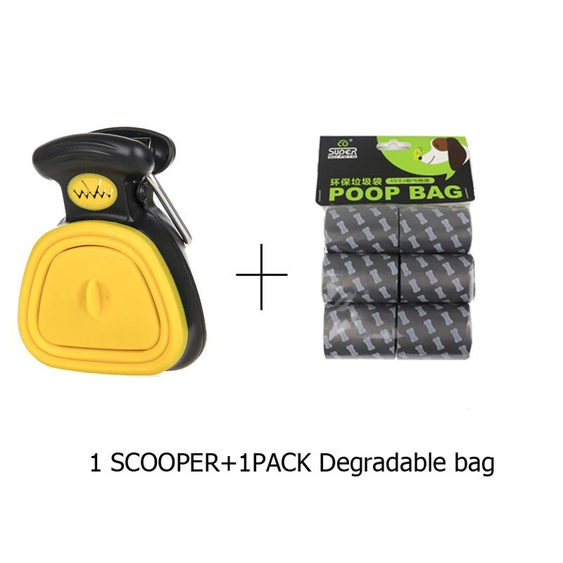 Portable pooper scooper - hygienic, Easy, clean & No mess!