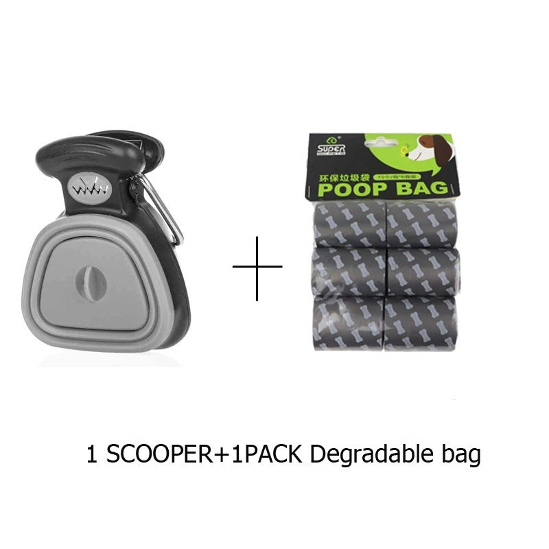 Portable pooper scooper - hygienic, Easy, clean & No mess!